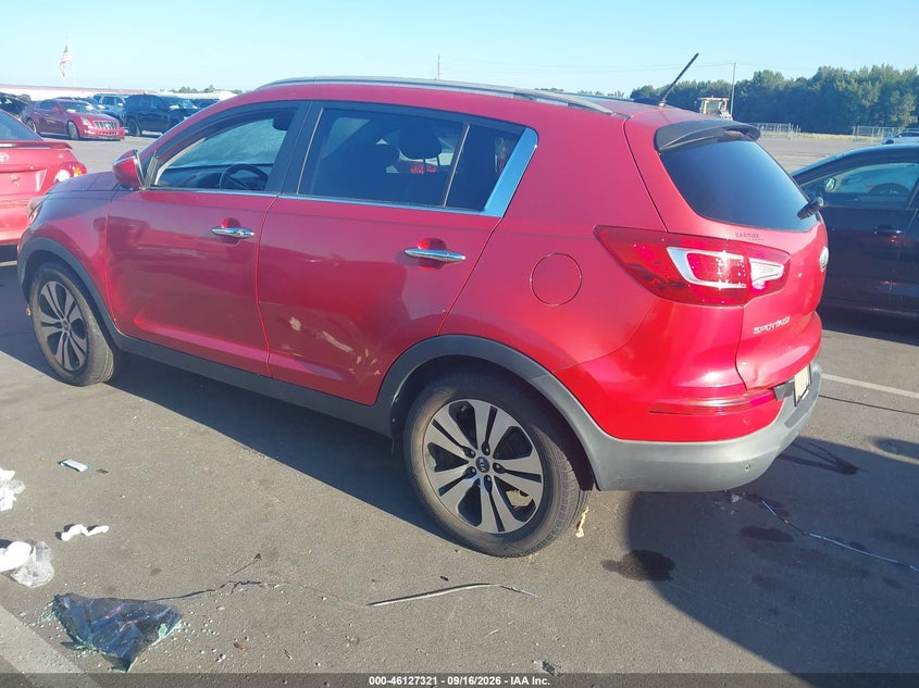 Vin: kndpc3a26d7473504, lot: 46627041, kia sportage ex 20133
