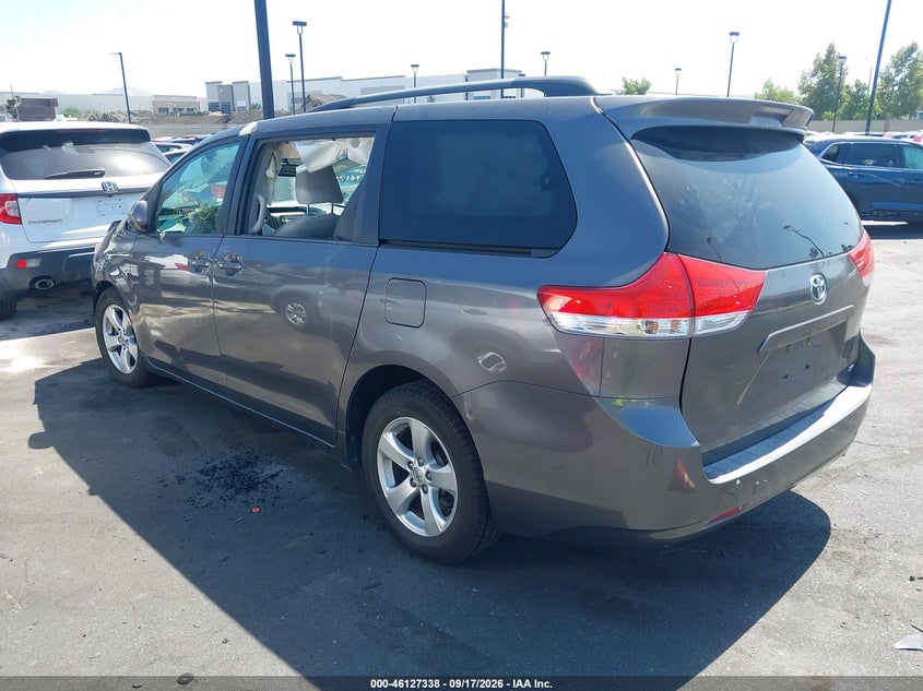 Vin: 5tdkk3dc0es444573, lot: 46627058, toyota sienna le v6 8 passenger 20143