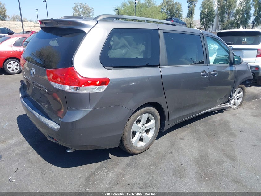 Vin: 5tdkk3dc0es444573, lot: 46627058, toyota sienna le v6 8 passenger 20144