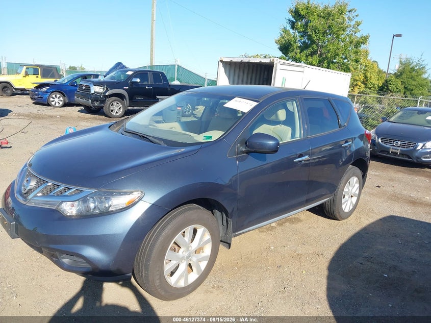 Vin: jn8az1mw0ew506628, lot: 46627094, nissan murano s 20142