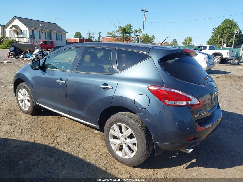 Vin: jn8az1mw0ew506628, lot: 46627094, nissan murano s 20143