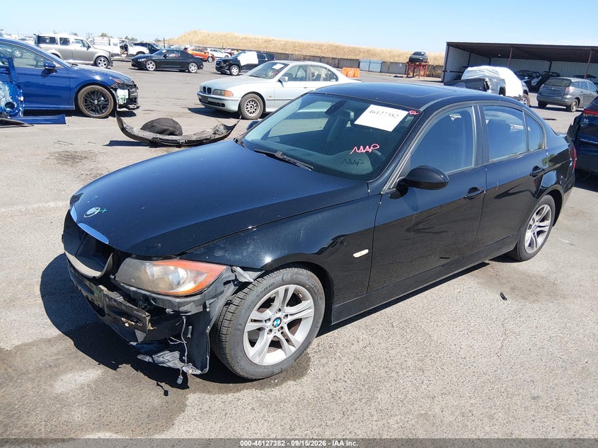 BMW 328I 2008 VIN WBAVC57528NK77739