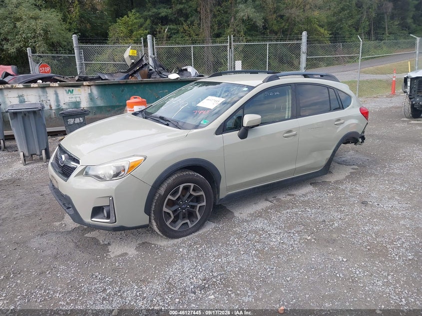 Vin: jf2gpabc2h8252659, lot: 46627165, subaru crosstrek 2.0i premium 20172