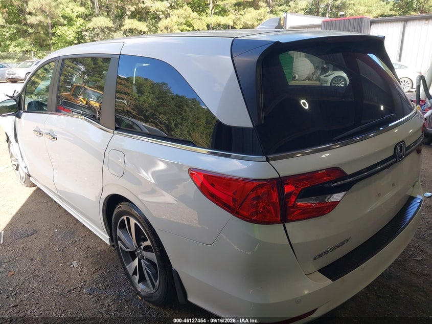 Vin: 5fnrl6h86pb069895, lot: 46627174, honda odyssey touring 20233
