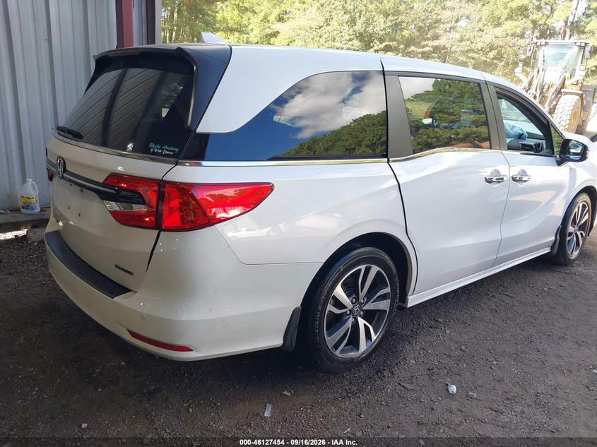Vin: 5fnrl6h86pb069895, lot: 46627174, honda odyssey touring 20234