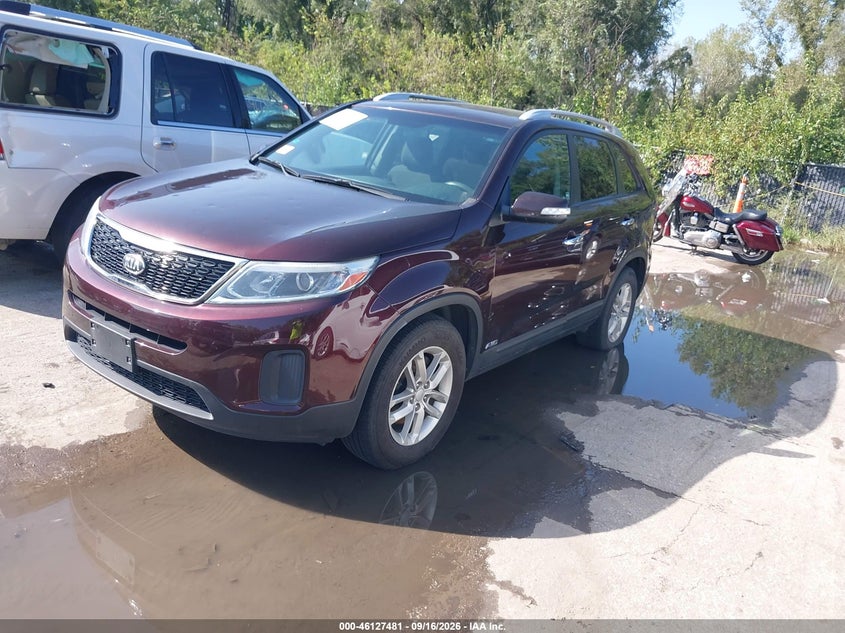 Vin: 5xyktda71fg657752, lot: 46627201, kia sorento lx v6 20152