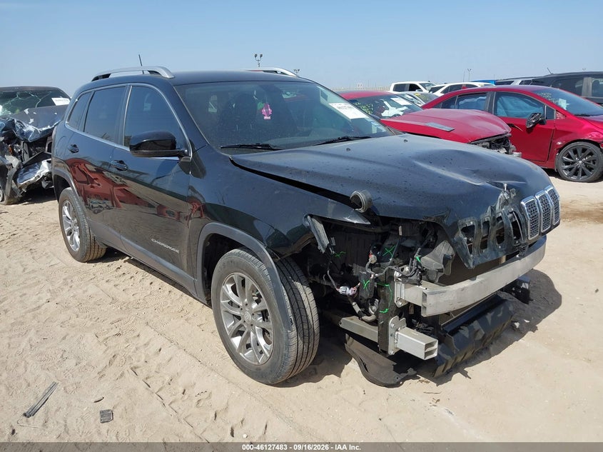Vin: 1c4pjllb2ld556592, lot: 46627203, jeep cherokee latitude plus fwd 20201
