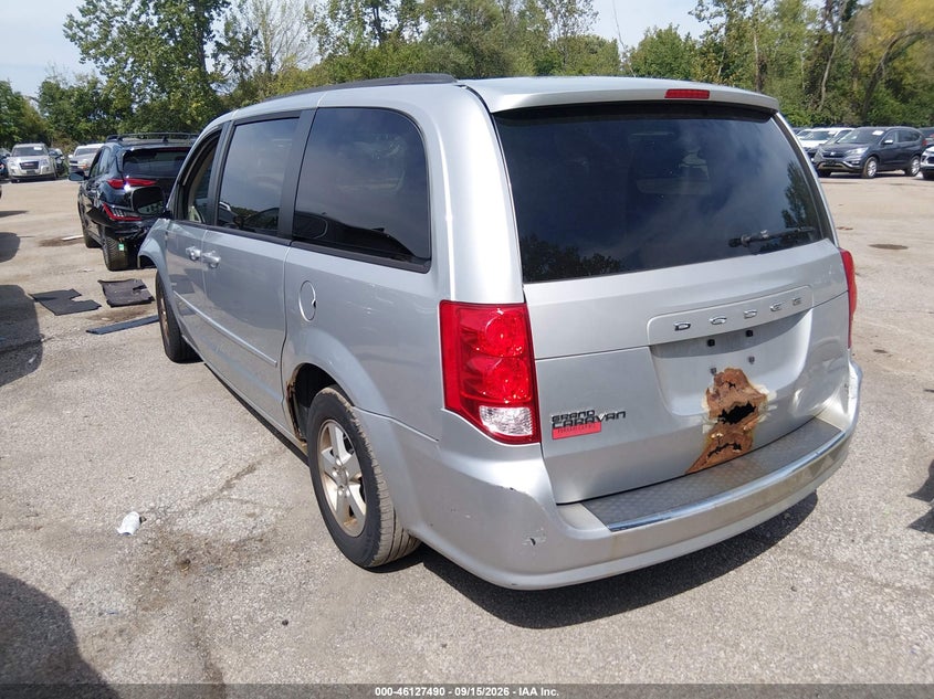 Vin: 2c4rdgcg1cr394874, lot: 46627210, dodge grand caravan sxt 20123
