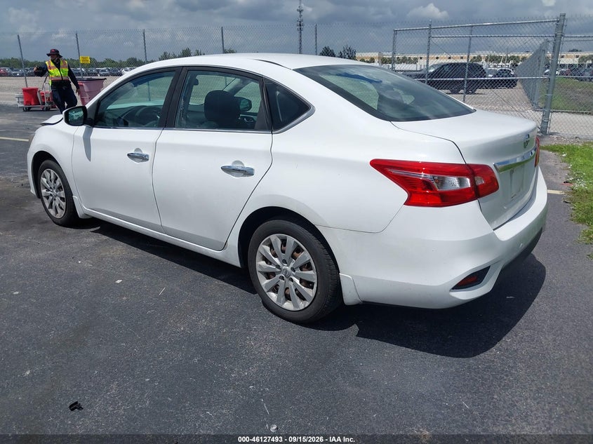 Vin: 3n1ab7ap2hy283332, lot: 46627213, nissan sentra s 20173