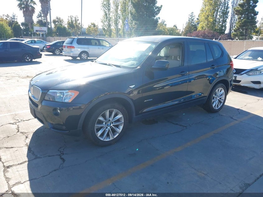 Vin: 5uxwx9c5xd0a23407, lot: 46627232, bmw x3 xdrive28i 20132