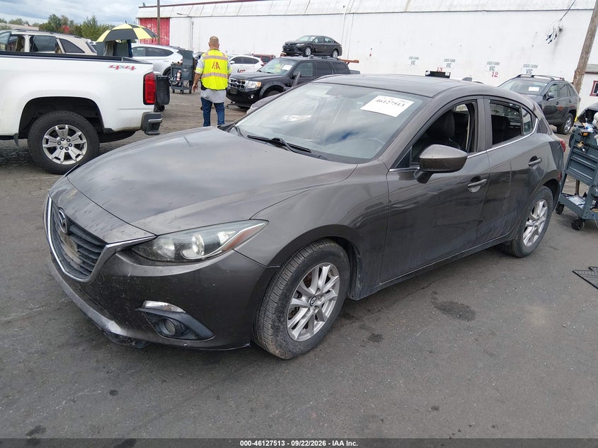 Vin: jm1bm1m76f1244703, lot: 46627233, mazda mazda3 i grand touring 20152