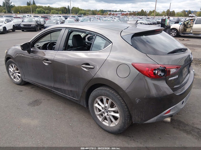 Vin: jm1bm1m76f1244703, lot: 46627233, mazda mazda3 i grand touring 20153