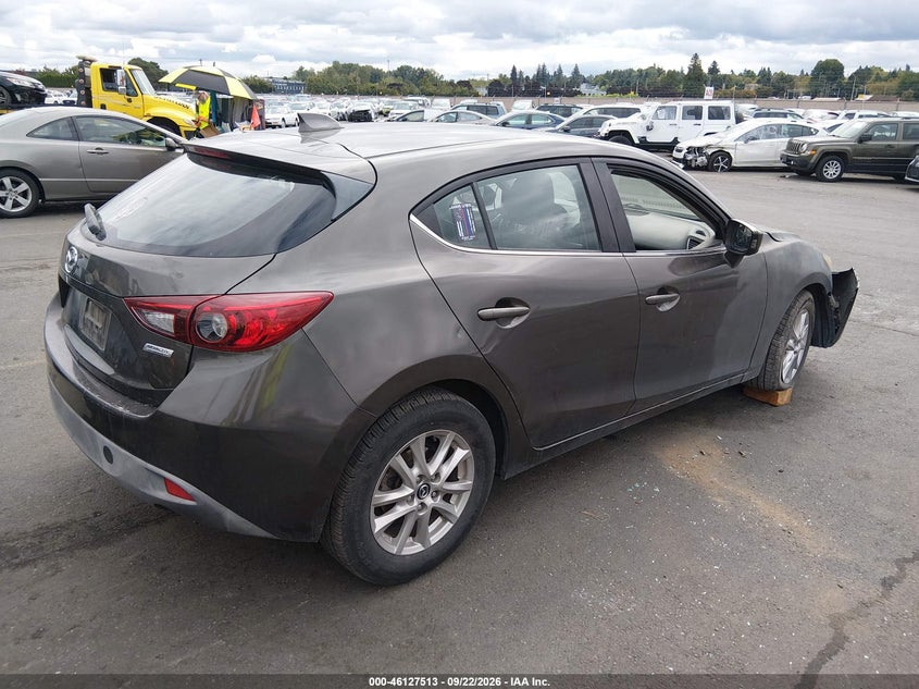 Vin: jm1bm1m76f1244703, lot: 46627233, mazda mazda3 i grand touring 20154