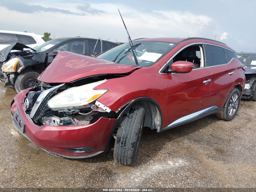 Vin: 5n1az2mg3hn140017, lot: 46627284, nissan murano sv 20172