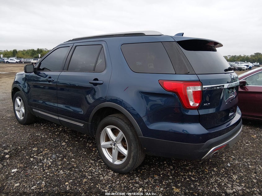 Vin: 1fm5k8dh7ggd12005, lot: 46627306, ford explorer xlt 20163