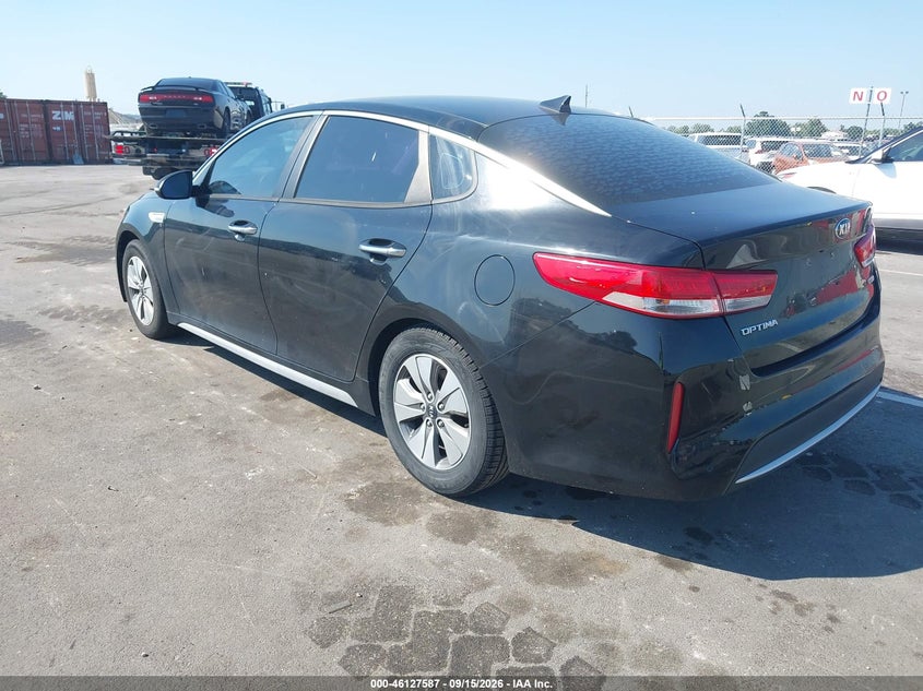 Vin: knagt4le1h5013453, lot: 46627307, kia optima hybrid 20172