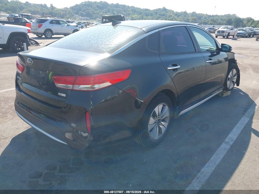 Vin: knagt4le1h5013453, lot: 46627307, kia optima hybrid 20173