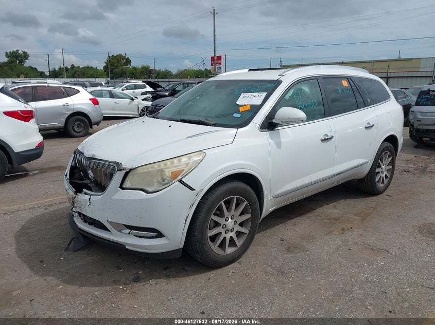 Vin: 5gakrbkd5gj122921, lot: 46627352, buick enclave leather 20162