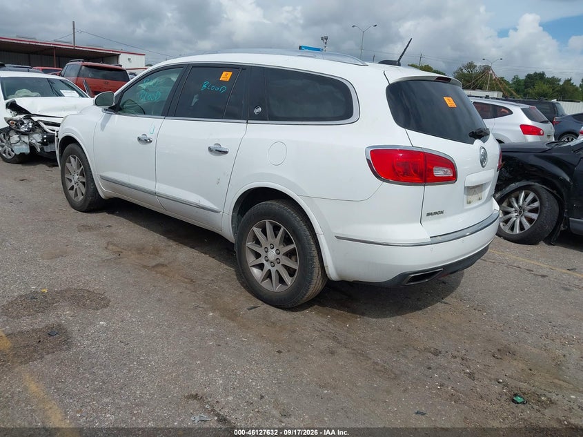 Vin: 5gakrbkd5gj122921, lot: 46627352, buick enclave leather 20163
