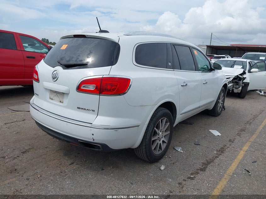 Vin: 5gakrbkd5gj122921, lot: 46627352, buick enclave leather 20164