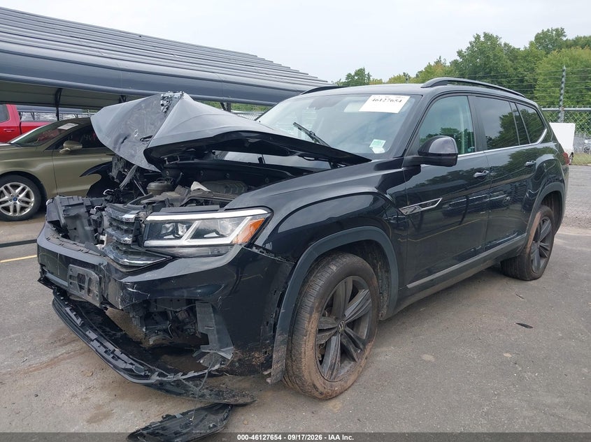 Vin: 1v2rr2ca4mc510481, lot: 46627373, volkswagen atlas 3.6l v6 se w/technology r-line 20212