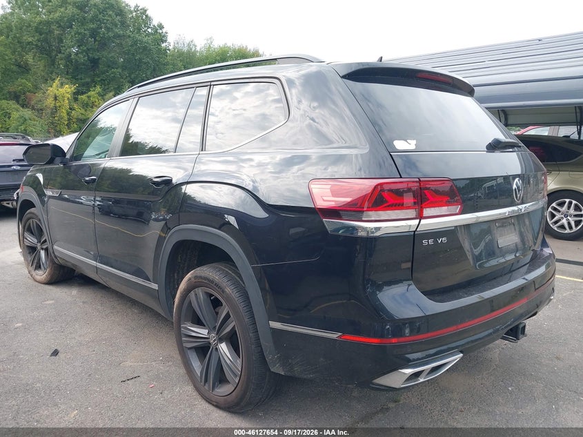 Vin: 1v2rr2ca4mc510481, lot: 46627373, volkswagen atlas 3.6l v6 se w/technology r-line 20213