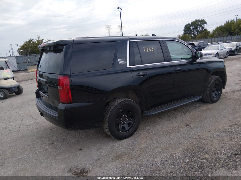 Vin: 1gnskdec0lr243294, lot: 46627376, chevrolet tahoe 4wd commercial fleet 20204