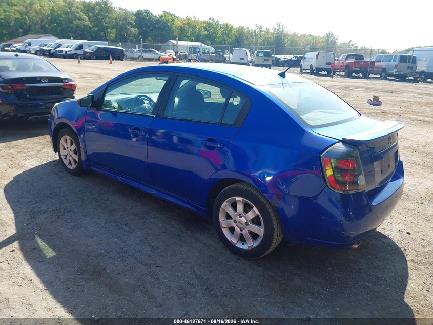 Vin: 3n1ab6ap9al725617, lot: 46627391, nissan sentra 2.0sr 20103