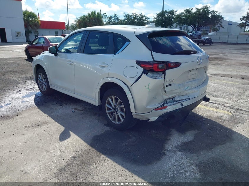 Vin: jm3kfbclxs0553239, lot: 46627396, mazda cx-5 2.5 s preferred 20253