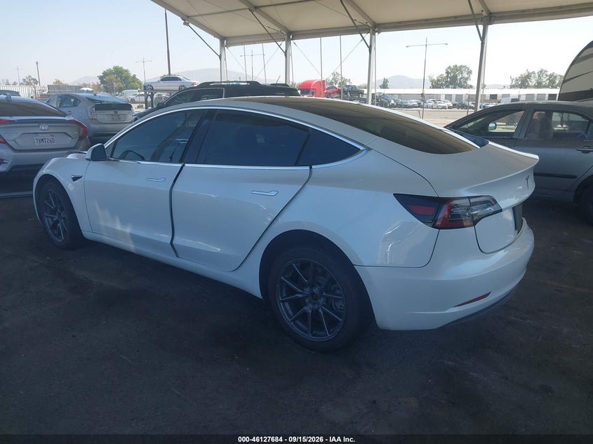 Vin: 5yj3e1ea6jf162143, lot: 46627404, tesla model 3 20183