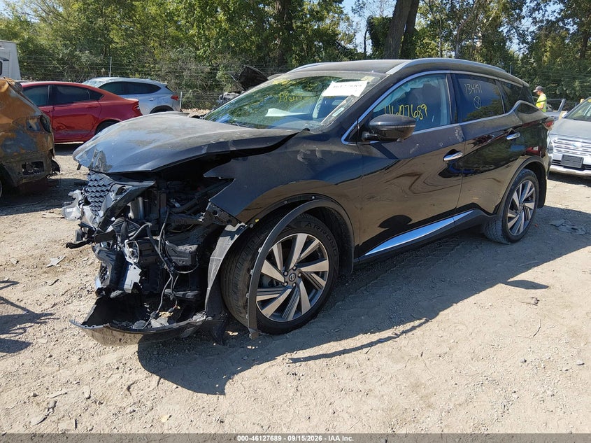 Vin: 5n1az2cs6mc134191, lot: 46627409, nissan murano sl intelligent awd 20212