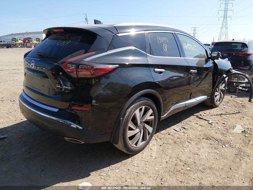 Vin: 5n1az2cs6mc134191, lot: 46627409, nissan murano sl intelligent awd 20214