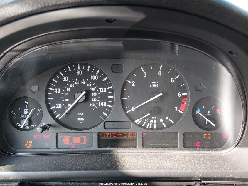 BMW 525IA 2001 VIN WBADT43451GF58451