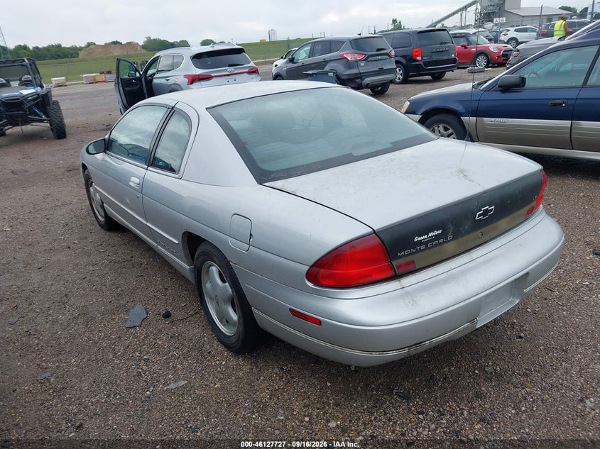 CHEVROLET MONTE CARLO 1995 VIN 2G1WW12M5S9253606