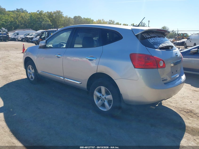 Vin: jn8as5mv2dw665751, lot: 46627477, nissan rogue s 20133