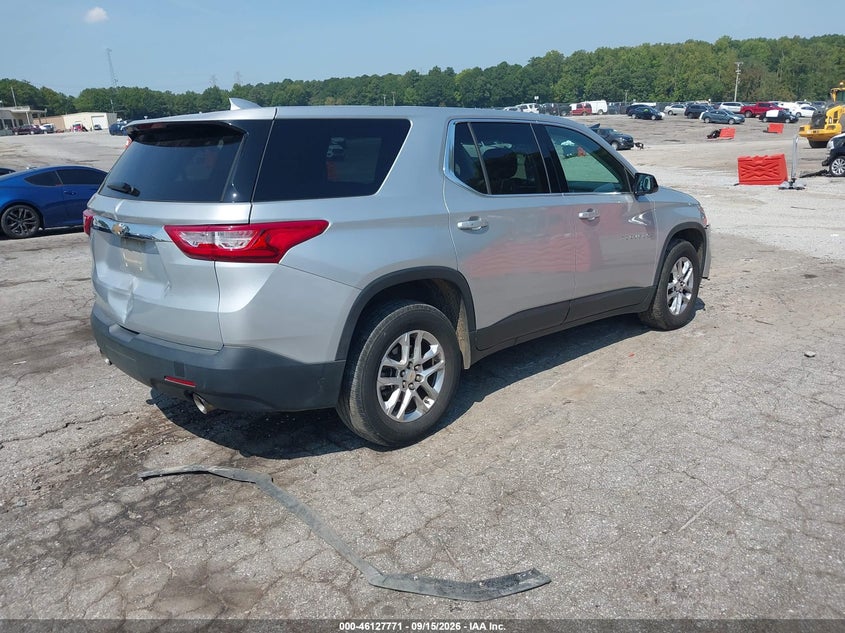 Vin: 1gnerfkw9kj281557, lot: 46627491, chevrolet traverse ls 20194
