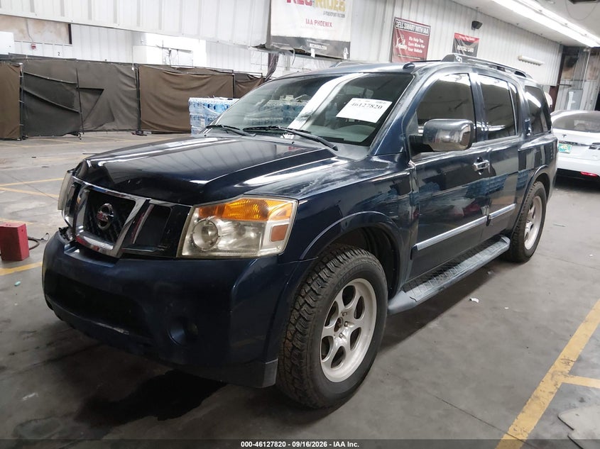 Vin: 5n1aa0nc7an604391, lot: 46627540, nissan armada titanium 20102