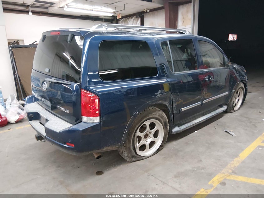 Vin: 5n1aa0nc7an604391, lot: 46627540, nissan armada titanium 20104