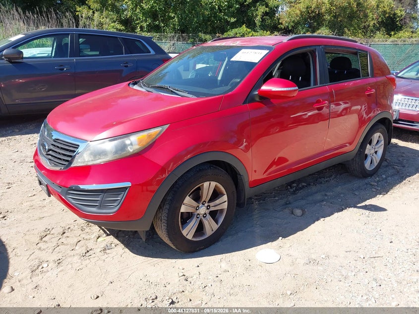 Vin: kndpb3a26b7089528, lot: 46627551, kia sportage lx 20112