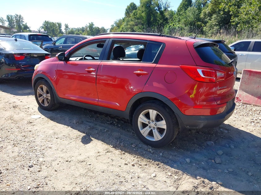 Vin: kndpb3a26b7089528, lot: 46627551, kia sportage lx 20113