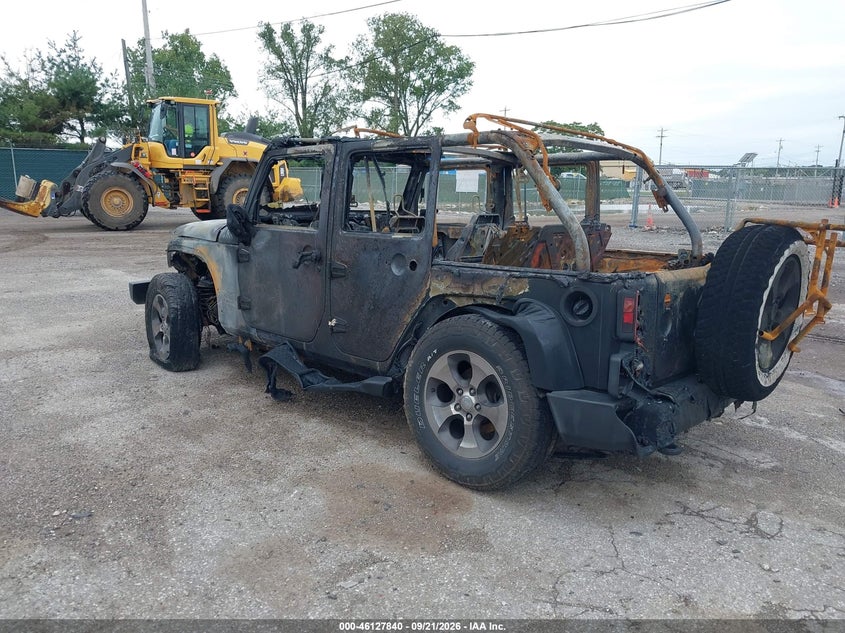 Vin: 1c4bjweg8jl911174, lot: 46627560, jeep wrangler jk unlimited sahara 4x4 20183