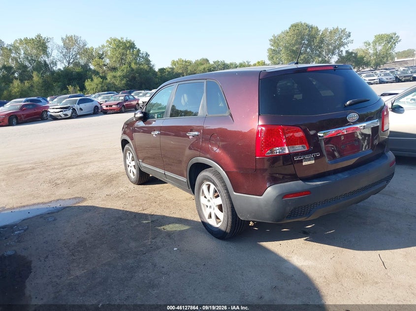 Vin: 5xyktca13bg014951, lot: 46627584, kia sorento lx 20113