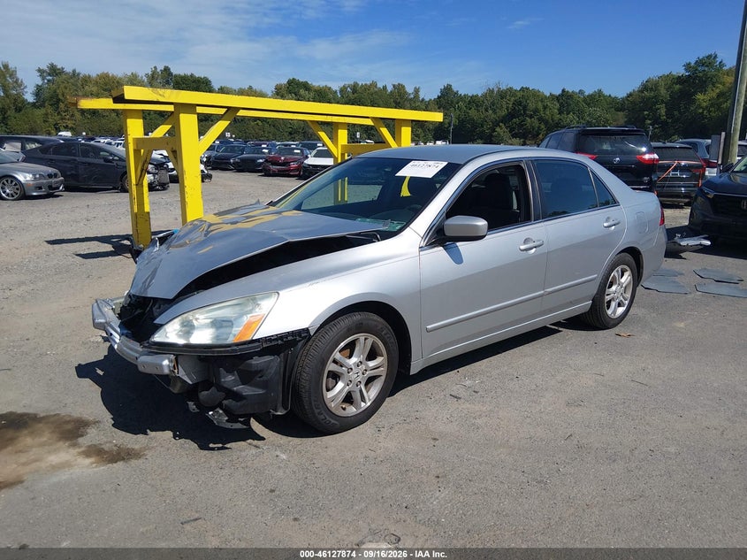 2007 Honda Accord, Front End, IAAI, VIN 1HGCM56377A104734 — photo 2