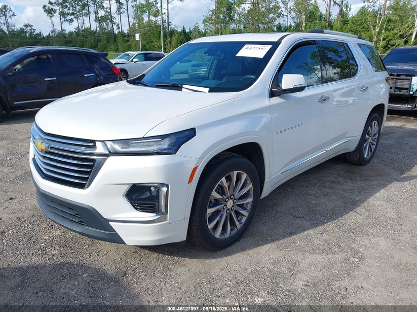Vin: 1gnerkkwxnj105341, lot: 46627617, chevrolet traverse fwd premier 20222