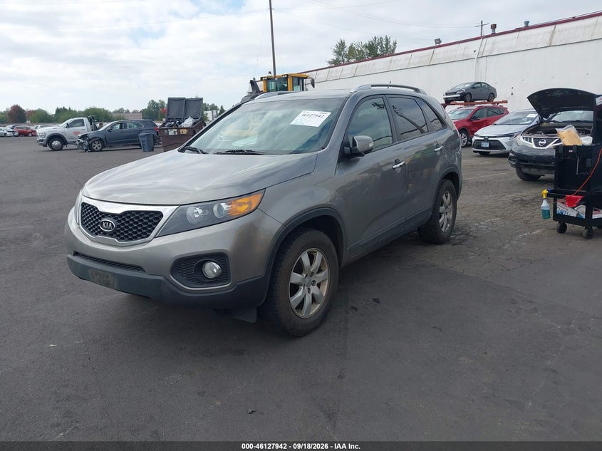 Vin: 5xykt3a67dg350522, lot: 46627662, kia sorento lx 20132