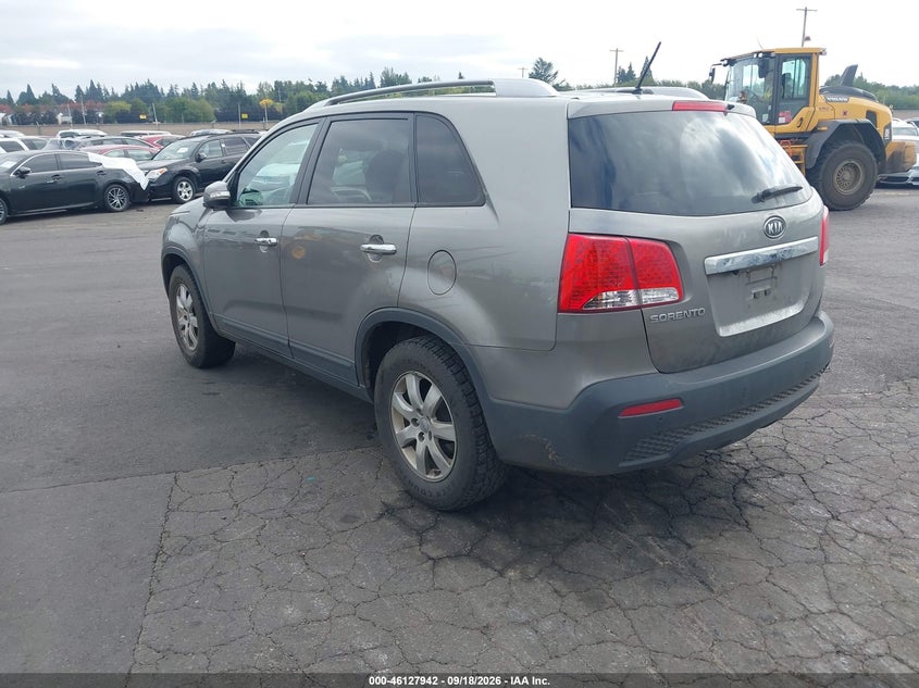 Vin: 5xykt3a67dg350522, lot: 46627662, kia sorento lx 20133