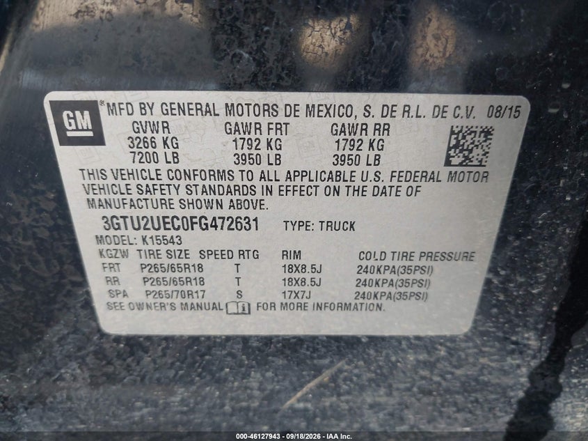GMC SIERRA 1500 - zdjęcie 9