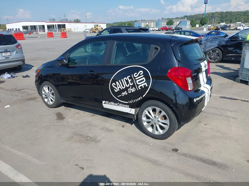 Vin: kl8cd6saxmc730800, lot: 46627673, chevrolet spark fwd 1lt automatic 20213