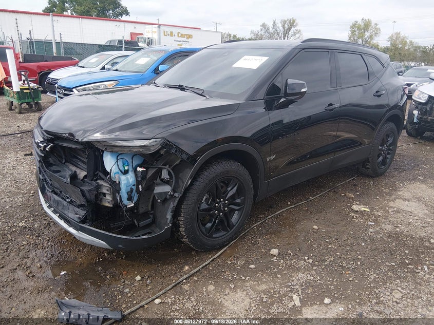 Vin: 3gnkbhr42ms559515, lot: 46627691, chevrolet blazer awd 2lt 20212