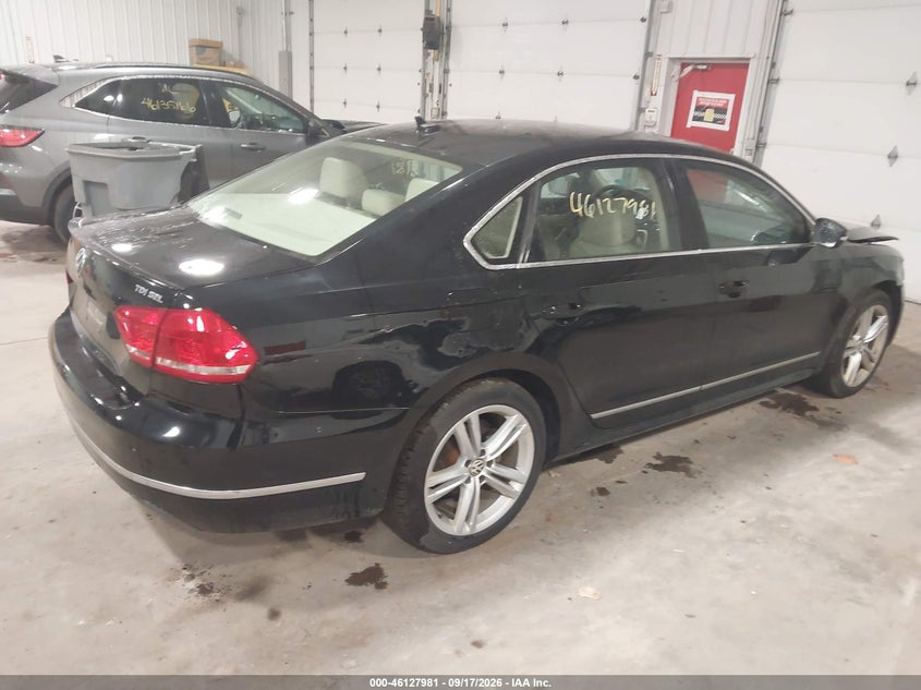 Vin: 1vwcn7a37ec022984, lot: 46627701, volkswagen passat 2.0l tdi sel premium 20144